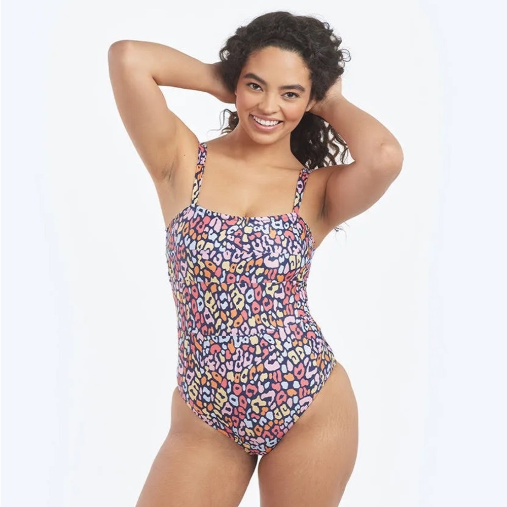 Summersalt Colorful Leopard Print Swimsuit Size 10